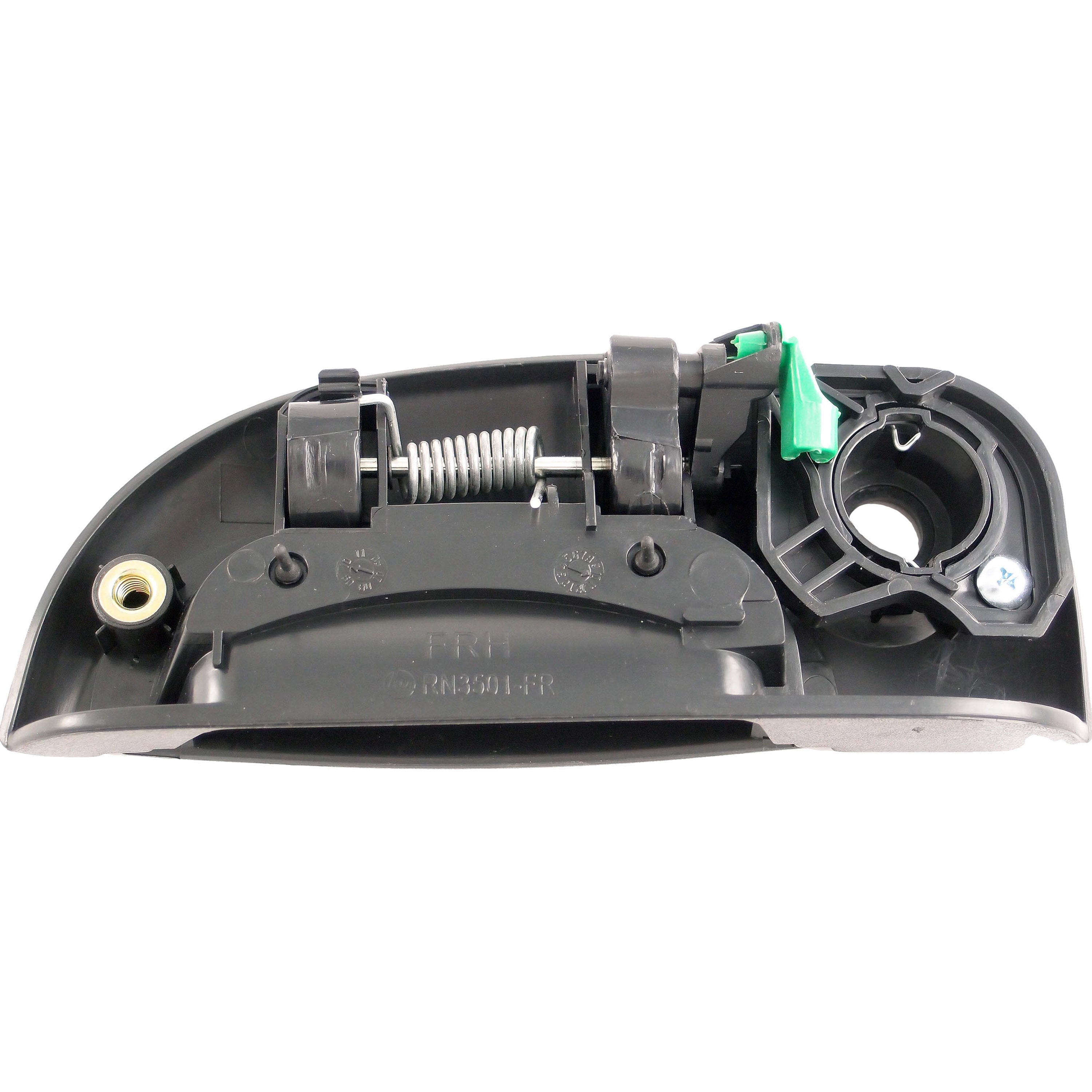 Dorman 858MX Front Passenger Side Exterior Door Handle for Specific Renault Models, Textured Black