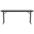 thumbnail image 3 of Correll 3/4" High Pressure Folding Seminar Table with Off-Set Leg Gray Granite, 3 of 3
