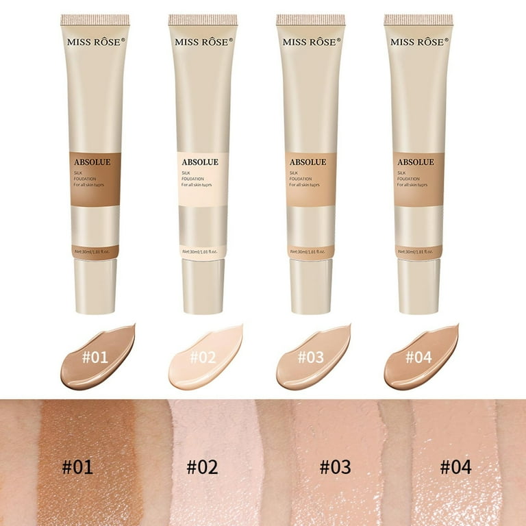 Skin Tone Foundation Liquid Concealer Skin Nourishing Lasting Foundation  Makeup Foundation Ivory White Foundation Cream 30ml