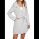 thumbnail image 2 of Chaqueta Impermeable con Capucha Clásica para Mujer, con Cinturón y Cordón para Actividades Al Aire Libre, Cortavientos Gris L, 2 of 10