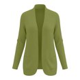thumbnail image 5 of OGLCCG Cardigans for Women Classic Casual Lightweight Open Front Ribbed Knit Cardigan Sweaters with Pockets S-XXL, 5 of 6