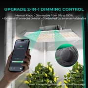 MARS HYDRO TS 1000 LED Grow Light for Indoor Plants, Dimmable Full Spectrum Light Growing Lamps for Seedlings Veg Bloom in 2x2/3x3 Grow Tent Kits