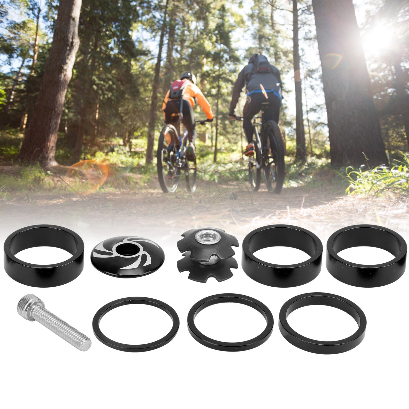 Mountain Bike Stem Canyon Stem Spacers 6Pcs Bike Headset Spacer