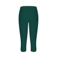 thumbnail image 5 of Lumtrix Capri Pants For Women Summer Stretch Tummy Control Workout Casual Leggings With Pockets Plus Size Athletic Gym Yoga Pant Dark Green M, 5 of 5