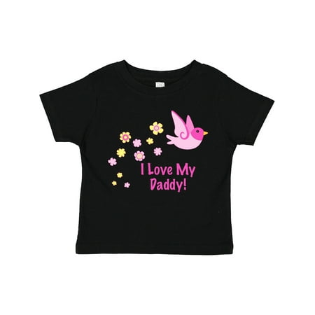 

Inktastic I Love My Daddy! Gift Toddler Toddler Girl T-Shirt