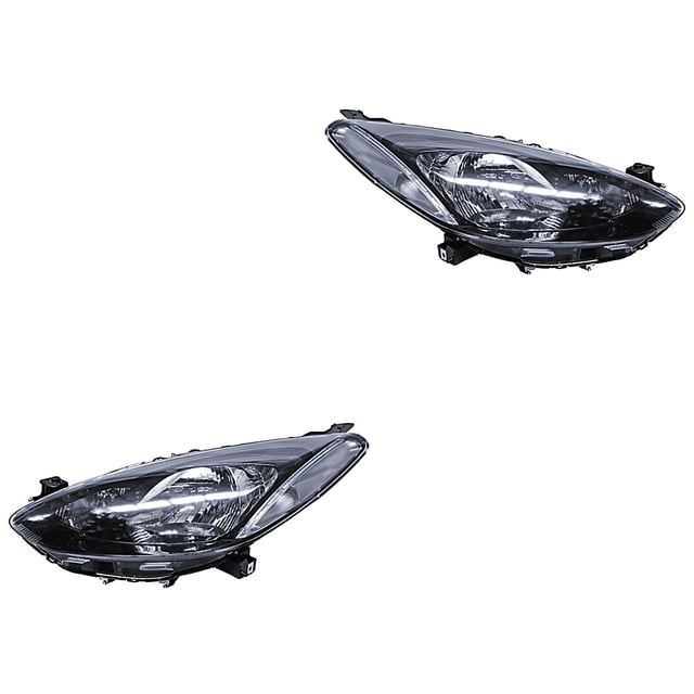 Par de Faros TYC 2011 A 2015 Mazda Fondo negro