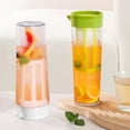 thumbnail image 5 of Portable Iced Cold Brew Pot with Filter Coffee Maker Ice Juice Tea Milk Lemonade Brown, 5 of 8