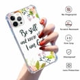 thumbnail image 2 of Be Still and Know ,Bible Quote Case for iPhone 13 Pro ,Aesthetic Art Design Pattern TPU Shock Proof Cover Case, 2 of 5