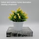 thumbnail image 5 of Billuyoard Planta artificial elegante, bajo mantenimiento, larga duración, plantas artificiales, decoración bonsái Decoración amarillo, 5 of 6