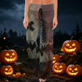 thumbnail image 2 of IYYVV Halloween Pajama Pants for Women 2026 Pjs Bottoms Drawstring Wide Leg Jogger Lounge Yoga Sweat Pants Dark Green M, 2 of 6