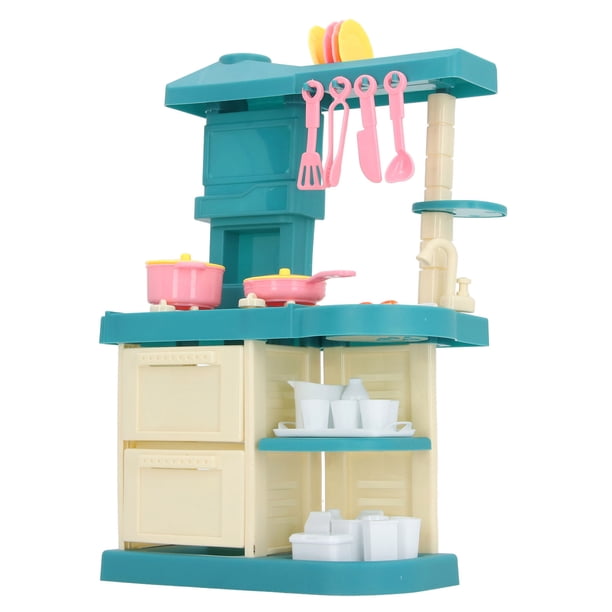 Juego De Juguetes De Cocina, Juego De Cocina Para Niños, Ejercicio Científico De Combinación De Colores, Capacidad Práctica, Interactivo, Ecológico, 51 Piezas Para El Hogar