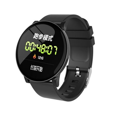 W8 Color Screen Smart Watch Heart Rate Health Monitoring Sports Step Bracelet Walmart