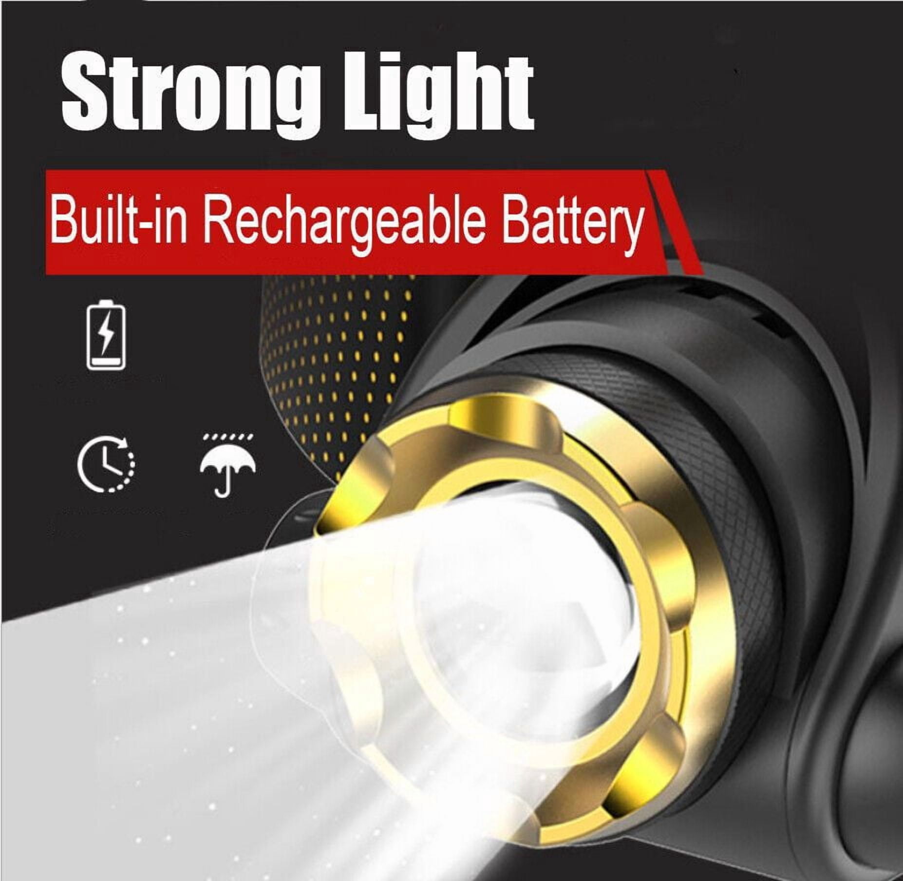 99000000LM Most Powerful Rechargeable Headlamp Super Bright LED Head Flashlight