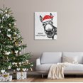 thumbnail image 2 of Stupell Industries Merry Christmass Funny Donkey Graphic Art Gallery Wrapped Canvas Print Wall Art, Design by Lettered and Lined, 2 of 7