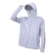 thumbnail image 1 of Camisa con capucha y protección solar para hombre, suave, para senderismo, deportes de playa y escalada en roca XL Gris claro, 1 of 9