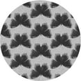 thumbnail image 1 of Ahgly Company Machine Washable Indoor Round Transitional Gray Cloud Gray Area Rugs, 4' Round, 1 of 7