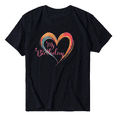 thumbnail image 3 of Cozyfort Women's T-Shirts Graphic Heart/Butterfly Print Women's T-Shirt Short Sleeve Crewneck for Summer Shirts for Women Graphic Tees, 3 of 4
