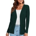 thumbnail image 3 of Urban CoCo Women's Button Down Lightweight Knit Cardigan Sweater with Pockets, 3 of 7
