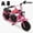 PINK, variant on QEASET 40cc Gas Power 4 Stroke Mini Pit Dirt Bike Pull Start for Tweens with 6" Wheels, BLUE