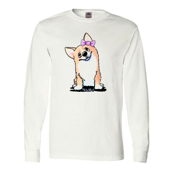 Inktastic Corgi Puppy Girl Long Sleeve T-Shirt
