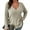 01 Off-White, variant on Cogild Women’s Plus Striped Long Sleeve V-Neck Tunic Top Pullover Loungewear Sweater