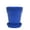 Blue, variant on Mintra Home Garden Pots 4pk - Flowers, Herbs, Plants, Indoor, Outdoor, Colorful, Wholesale, Bulk (Grey, 17cm Diameter (6.6in))