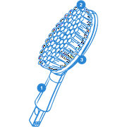 Radius Big Brush Replacement Head Soft 2 Count Pack