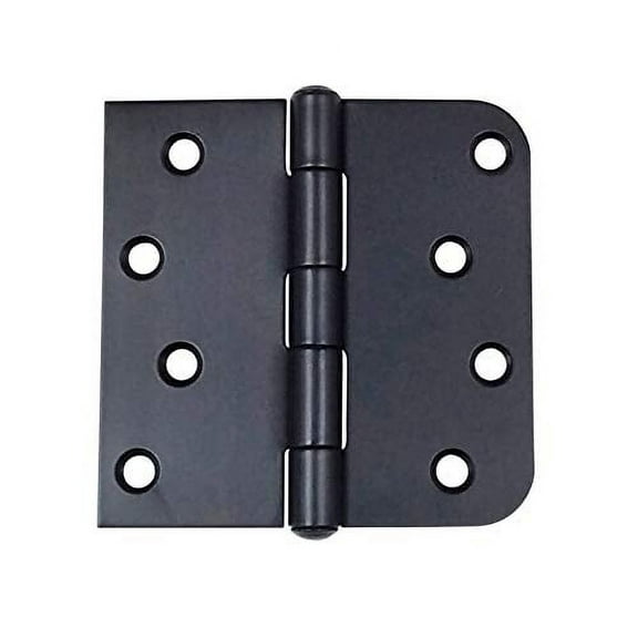 Oil Rubbed Bronze Stainless Steel Door Hinges - 4" with 5/8" Square - Non-Removable Pin - Highly Rust Resistant - 3 Pack