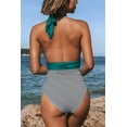 thumbnail image 2 of Women's Halter One Piece Swimsuit Keeping You Accompained Swimwear, 2 of 6