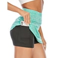 thumbnail image 2 of KingShop Womens Tennis Skirts Golf Short Skorts High Waist with Inner Pockets, 2 of 7