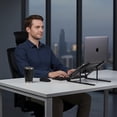 thumbnail image 5 of XYvans Portable Laptop Stand, Adjustable Laptop Holder Riser Computer Suitable for All Models of Desk Notebook Mount for Desk (Black), 5 of 17