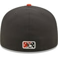 thumbnail image 4 of Men's New Era Charcoal Sacramento River Cats Authentic Collection 59FIFTY Fitted Hat, 4 of 6
