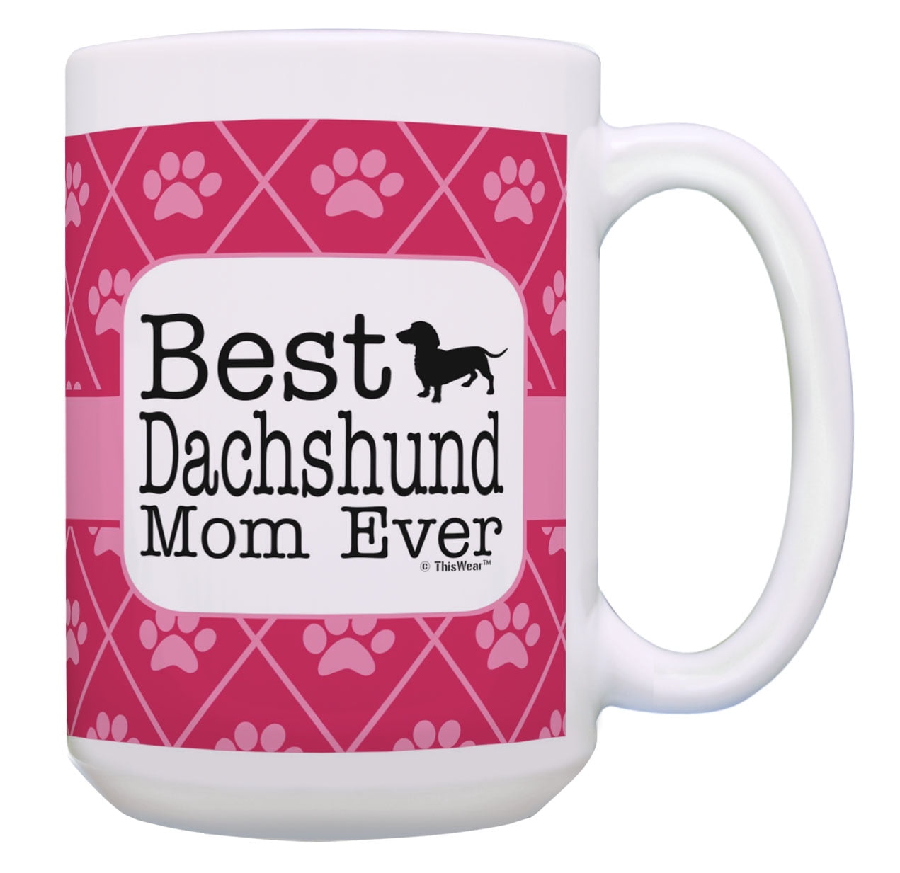 ThisWear Dachshund Dog Owner Gifts Best Dachshund Mom Ever Mug Dog ...