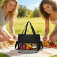 thumbnail image 4 of karymi Lunch Bag for Women 15.6in Laptop Tote with Insulated Lunch Box with Large Cup Holders Compartment for Nurse Teacher Work Office Outdoor up to 70% off Gifts for Men Garden Decor, 4 of 7
