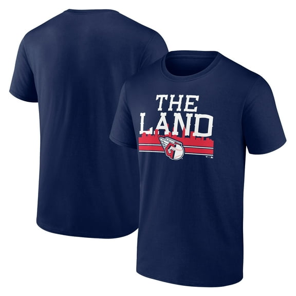 Men's  Navy Cleveland Guardians The Land T-Shirt