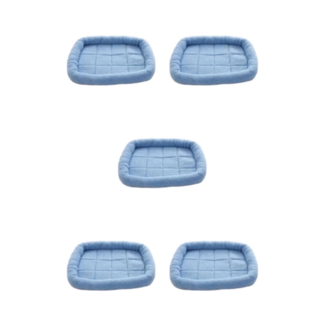 Decodeary Variety Of Colors Available For Cute And Practical Cat Bed Durable sky blue S,38*28cm 5Set