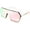 Pink, variant on FEISEDY Unisex Adult Classic Siamese One Piece Sunglasses Rimless Stylish Retro Design for Men B2574