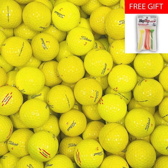 Mulligan - 77 Titleist Mix AAA Recycled Used Golf Balls, Yellow