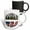Multicolor, variant on 3drose, Picture Text of Hawaii and Usa, 11oz Two-tone Yellow Mug