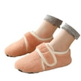 thumbnail image 3 of REDARER Kids Slipper Socks, Plush Lined Sock Shoes with Non- Grip, Drop Resistant Sole for Indoor Outdoor Early Learning Play,Size:2-2.5 Years, 3 of 5