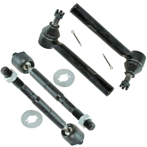 TRQ Front Tie Rod Set Fits Select 2004-2006 Lexus RX330 2007-2009 RX350 2004-2007 Toyota Highlander