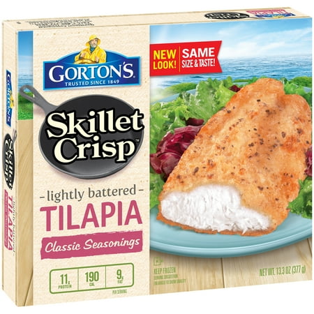 Gorton's® Skillet Crisp Classic Seasonings Tilapia 13.3 oz. Box