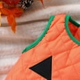 thumbnail image 6 of MEZZALL Toddler Baby Girl Boy Halloween Outfits Sleeveless Pumpkin Romper Ruffle O-Neck Bodysuit Onesie Jumpsuit Cute Halloween Clothes Trendy Clothing, 6 of 7