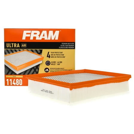 FRAM Ultra Air XGA11480, Premium Engine Air Filter, Replacement Filter for Select Ford Vehicles Fits select: 2015-2023 FORD EDGE, 2013-2020 FORD FUSION