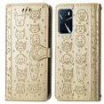 thumbnail image 1 of Funda Cartera FOXDOCK para OPPO A16 , Flip PU con Relieve de Gatos y Perros, Tarjetero y Soporte, 1 of 6