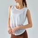 thumbnail image 1 of Chaleco deportivo con costura de malla estilo mujer blusa suelta transpirable ropa para correr y yoga, 1 of 3