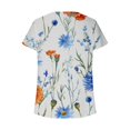 thumbnail image 5 of Summer Clothes for Women Over 50 2025 Vacation Ladies Tops And Blouses Petite Summer Button Boho Top, 5 of 6