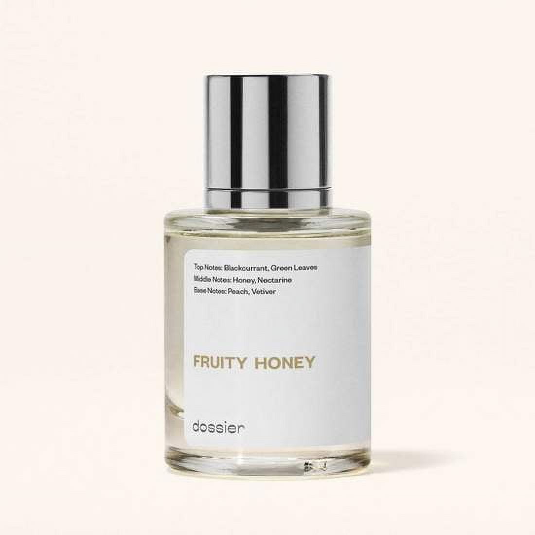 Dossier Fruity Honey Eau De Parfum, Inspired by Jo Malone's Nectarine Blossom & Honey, Unisex Perfume, 1.7 oz