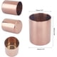 thumbnail image 5 of 1 portavelas de columna de oro rosa de acero inoxidable con forma de copa para velas de té., 5 of 6