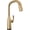 Lumicoat Champagne Bronze, variant on Delta 9176Tl-Dst Stryke 1.8 GPM Single Hole Pull Down Touchless Kitchen Faucet - Lumicoat